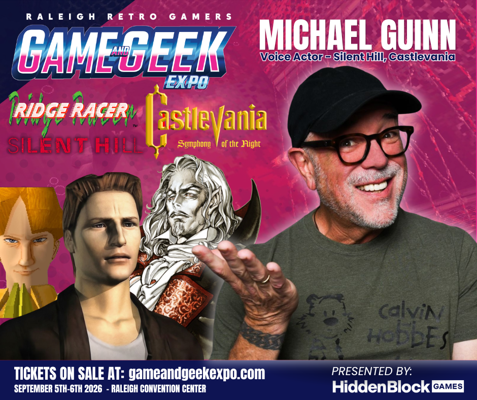 michael guinn, game and geek expo, raleigh nc, silent hill, castlevania