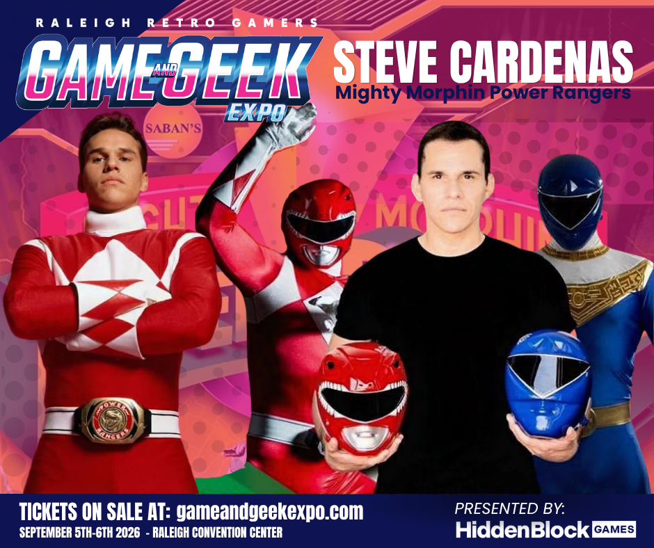 steve cardenas, game and geeke expo, raleigh nc