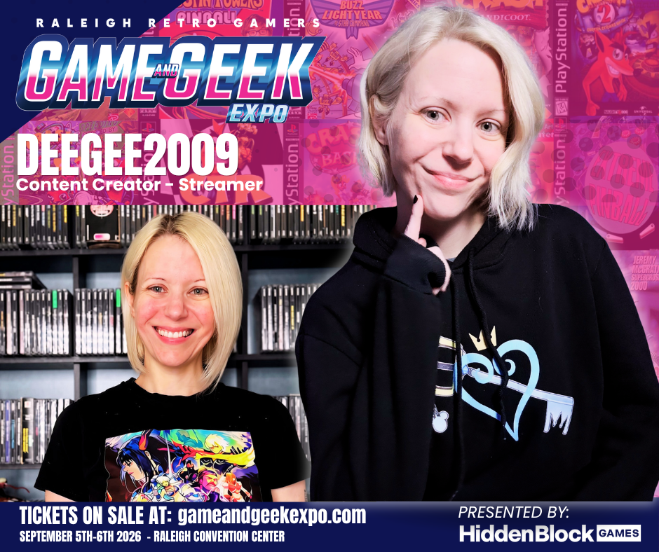 deegee, deegee game and geek expo, gaming convention raleigh
