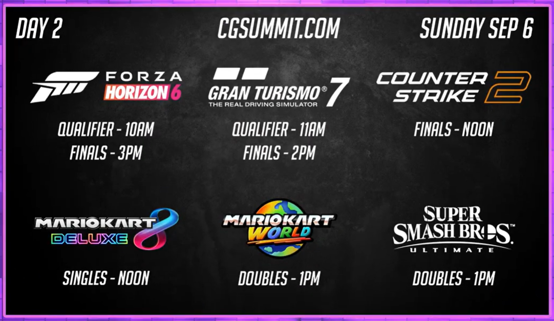 game and geek expo esports schedule