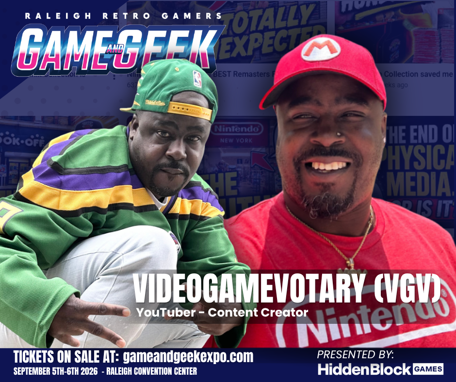 videogamevotary raleigh nc, game and geek expo, vgv gamer, destination switch