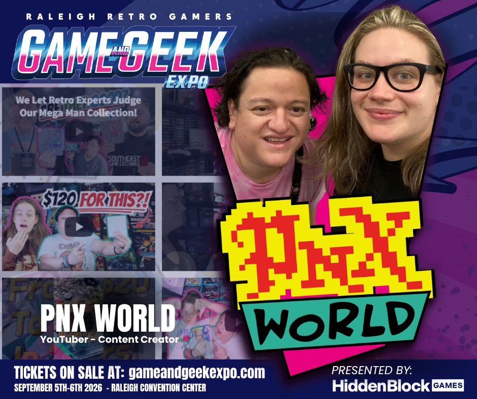 pnx world, game and geek expo, raleigh nc