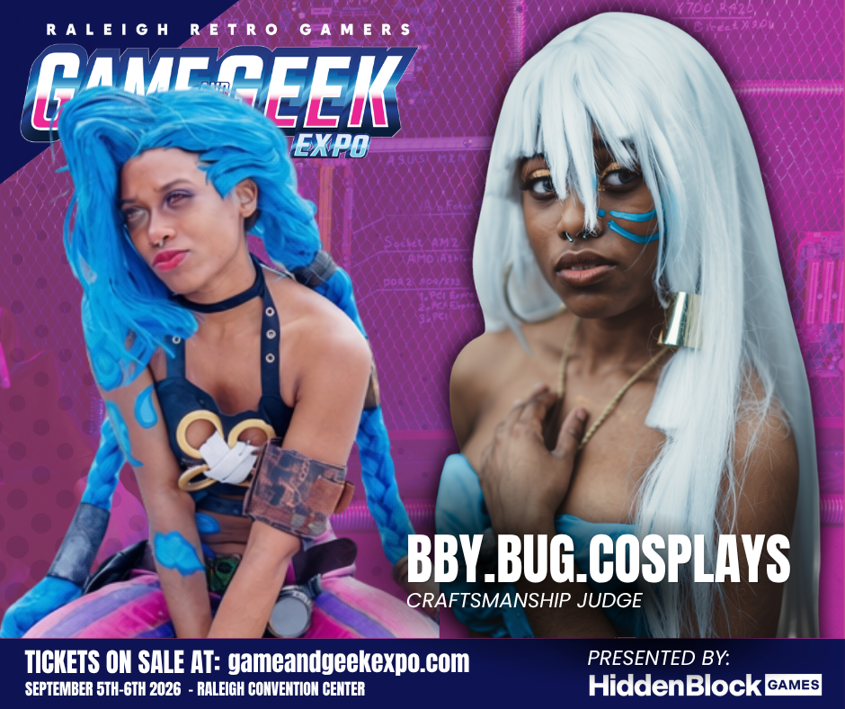 bby bugs cosplay, cosplers nc, cosplay raleigh, game and geek expo